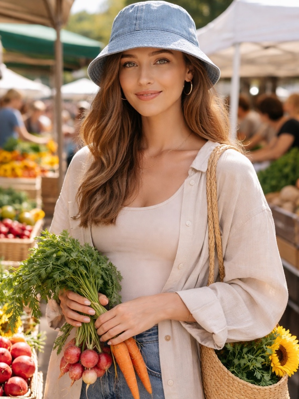 Light Blue Denim Hat